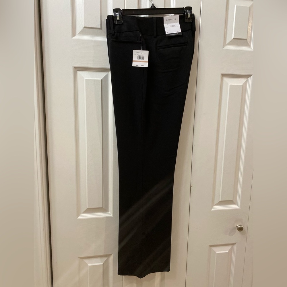 Rafaella Black Tapered Boot Pants